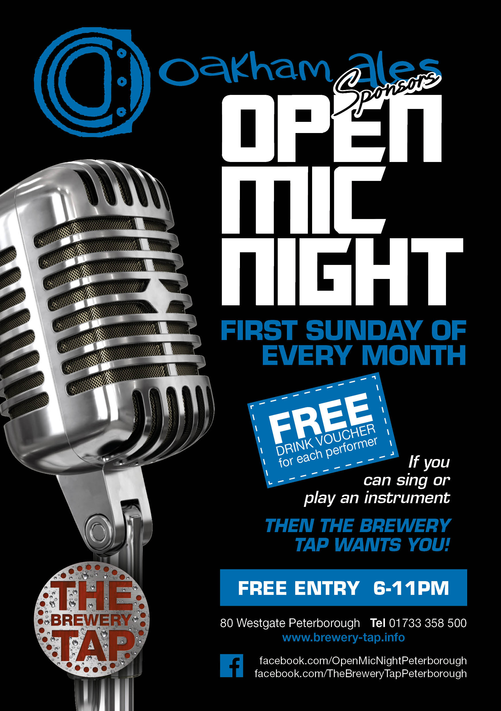 Brewery Tap's Oakham Mic Night - The Brewery Tap - Peterborough